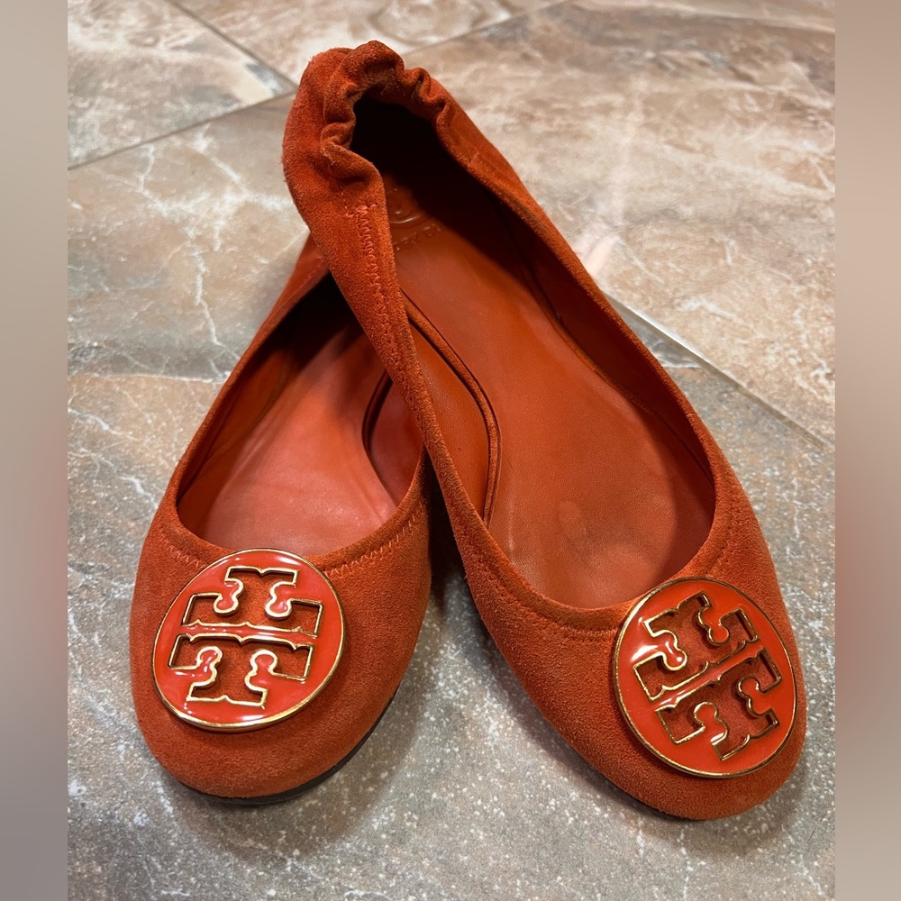 Tory Burch suede flats size 7.5